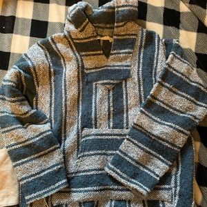 Organic cotton poncho